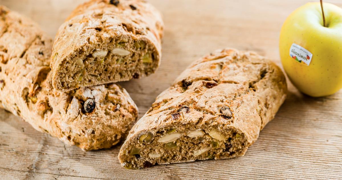 Südtiroler Apfel-Nuss-Brot: Jetzt Rezept entdecken