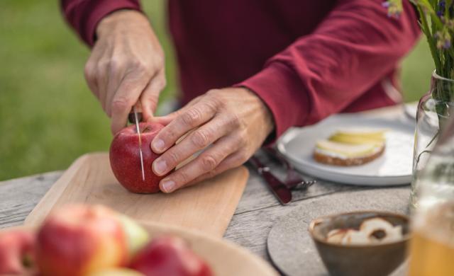 Ideal zum Teilen: der Südtiroler Apfel