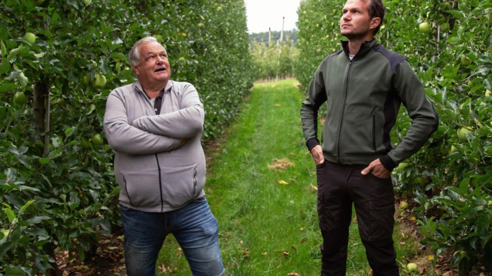 Apfelbauern Walter und Stefan Gasser