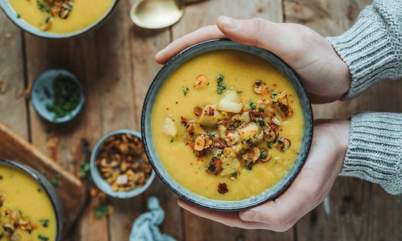 wärmende Apfel-Pastinaken-Suppe