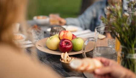 Auch als Tischdeko ein Hingucker: Südtiroler Äpfel