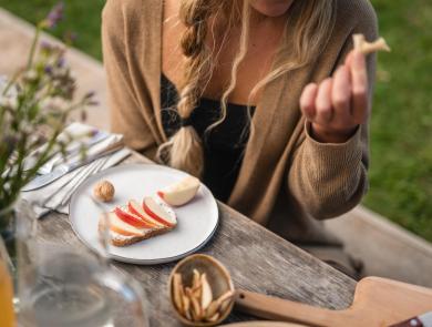 Auch beim Picknick dürfen Südtiroler Äpfel nicht fehlen