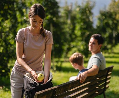 Ein toller Snack beim Wandern: Südtiroler Äpfel