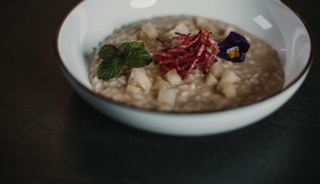 Risotto mit Apfel